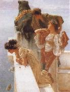 Alma-Tadema, Sir Lawrence A Coign of Vantage Spain oil painting artist